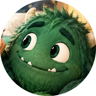 El monstruo verde de los nervios, personaje del cuento
